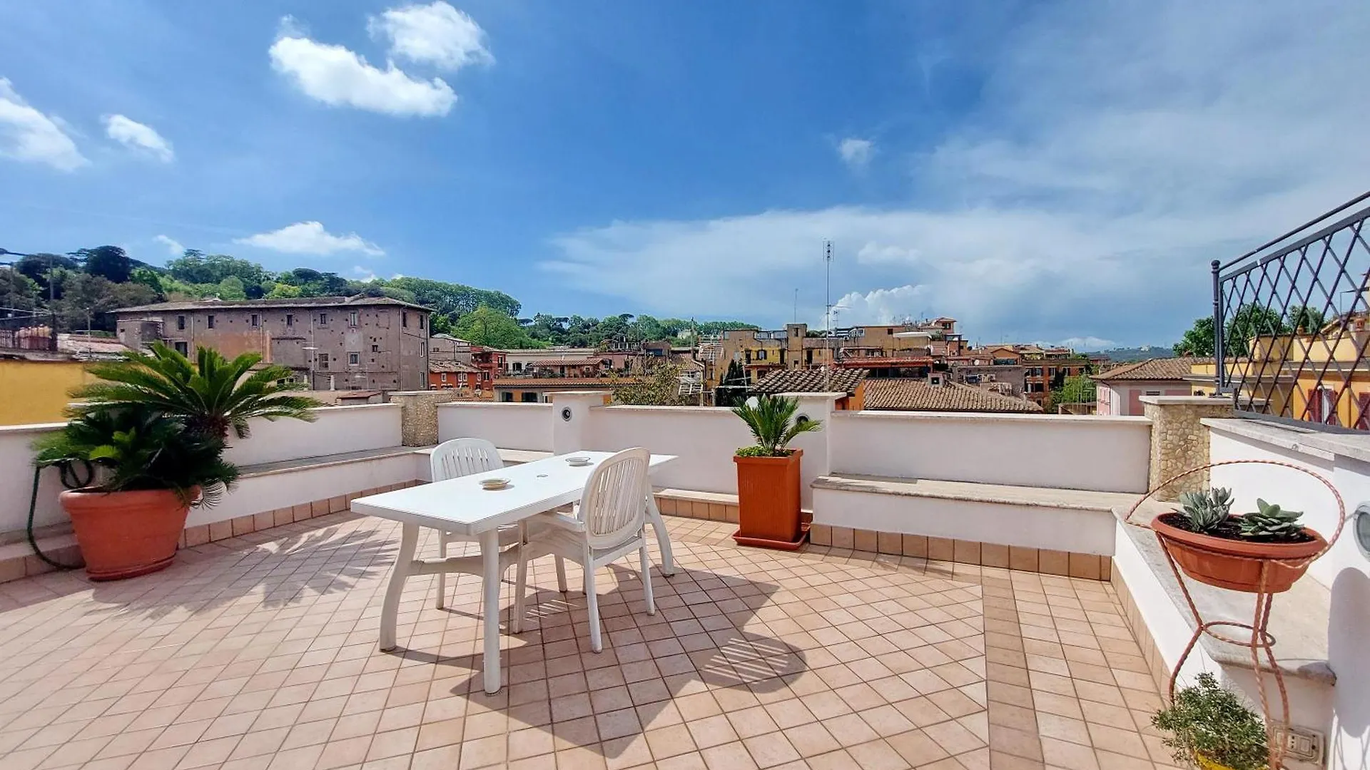 Magic Trastevere Suite On Roof Terrace Rome Italy