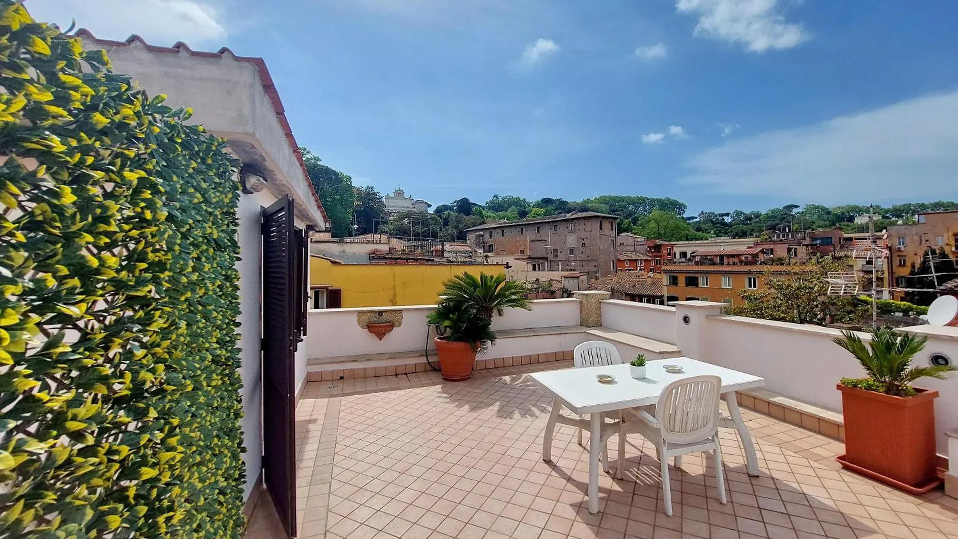 Magic Trastevere Suite On Roof Terrace Rome Italy