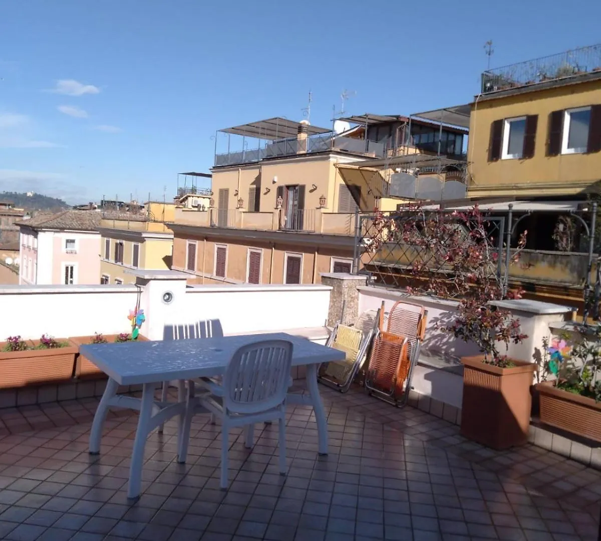 Magic Trastevere Suite On Roof Terrace Rome Italy
