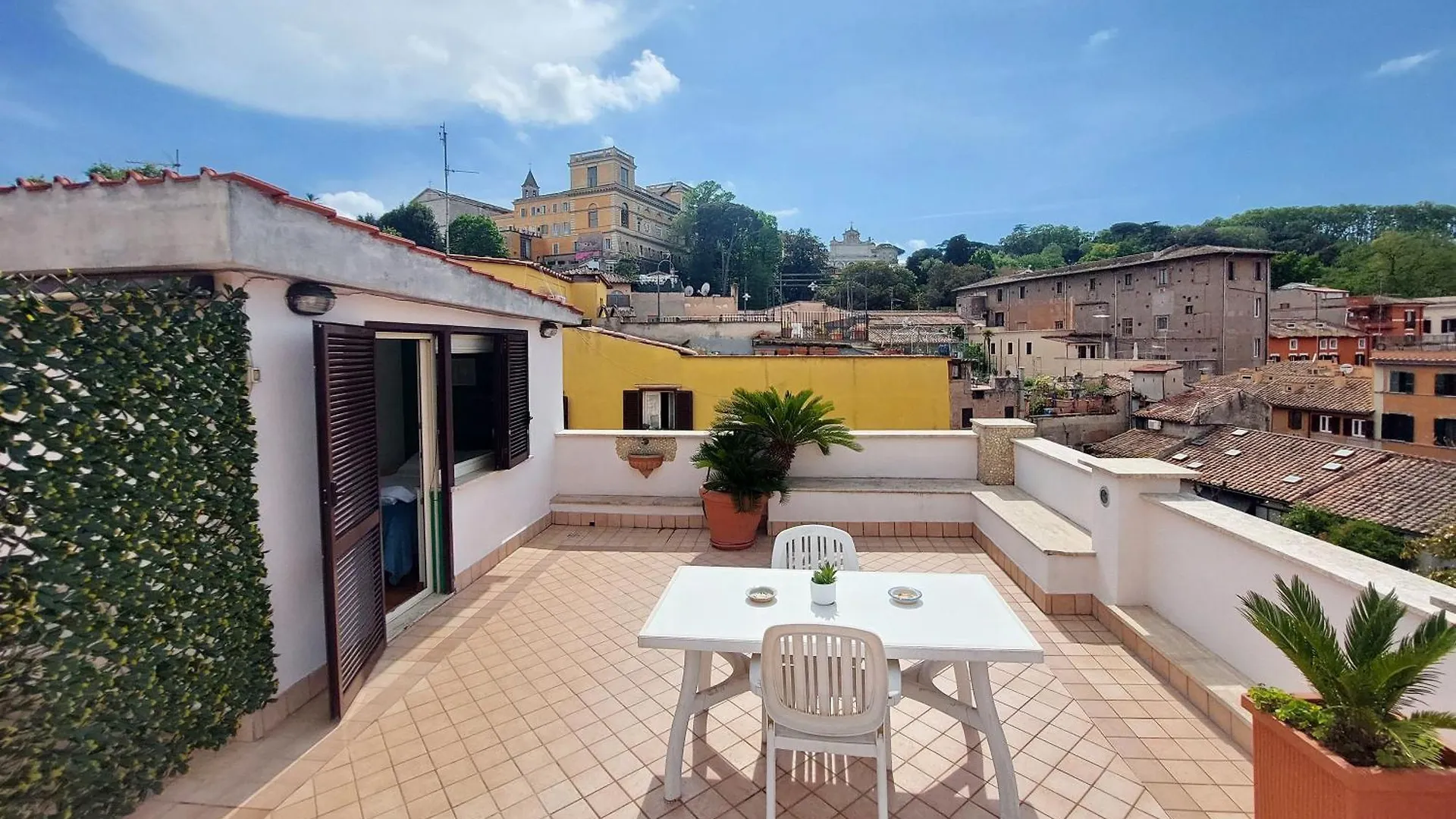 Rum i privatbostad Magic Trastevere Suite On Roof Terrace Rom